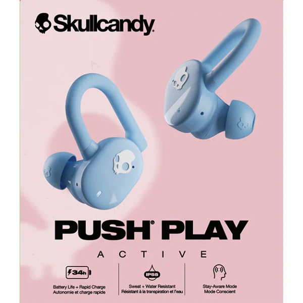 SKULL CANDY W/LESS EARBUDS PUSH PLAY