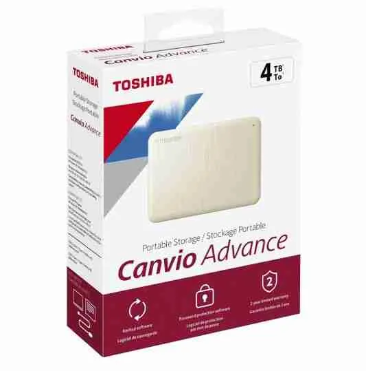 EXTERNAL HARD DRIVE 4TB WHITE