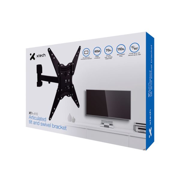 XTECH FULL MOTION TV MOUNT 20"-70"- SKU 11561
