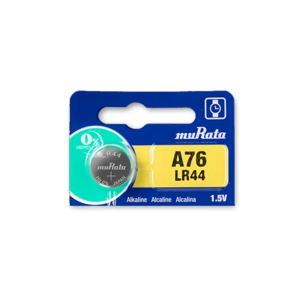 MURATA ALKALINE A76/LR44 BATTERY- SKU 11522